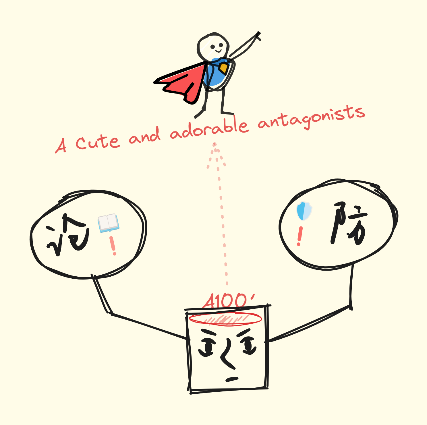 我画笔下的一辩Hero